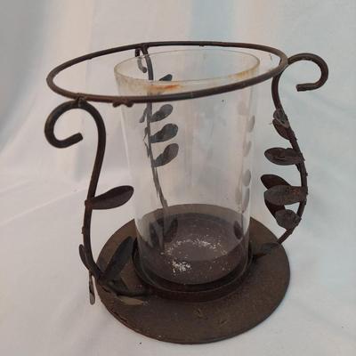 Metal & Glass Flower Lamp and more (BR1-BBL)