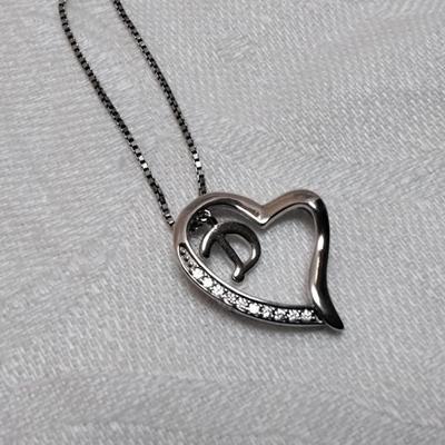 White Sapphire 16" 925 Necklace