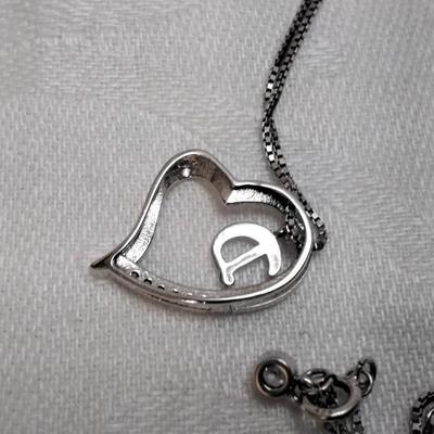 White Sapphire 16" 925 Necklace