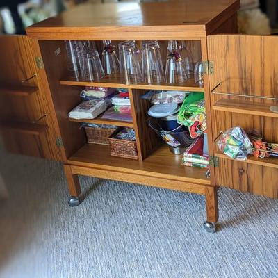 TORBJÃ˜RN AFDAL TEAK EXPANDING BAR CABINET