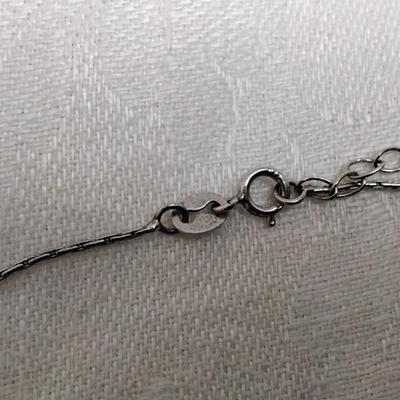 Vintage Opal Elephant 16" 925 Necklace