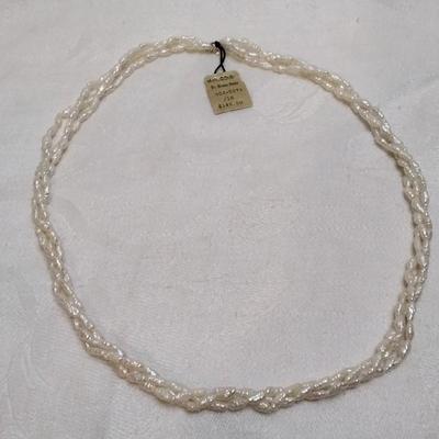 Danecraft 3 Strand 16" Torsade 14K Clasp