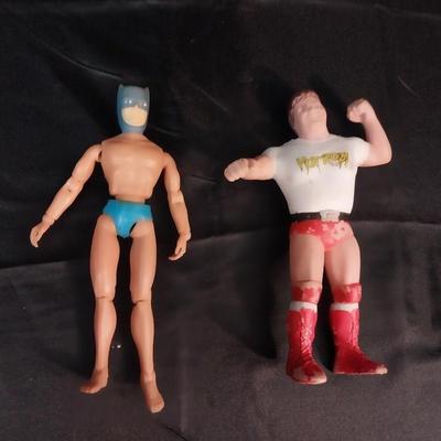 BATMAN'S ROBIN AND ROWDY RODDY PIPER ACTION FIGURES