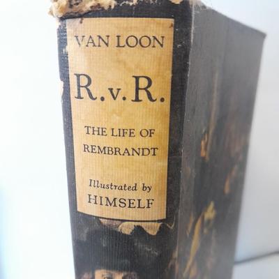 Masters of the Arts Lithographs and Van Loon R.v.R. The life of Rembrandt Hardback book