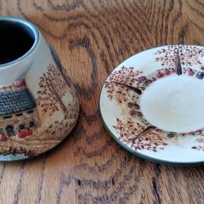 Yankee Candle Topper Shade and plate Pumpkin Farm Autumn