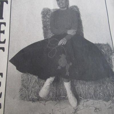 1958 Simplicity Sewing Soft Cover Book, Poodle Skirt Pattern