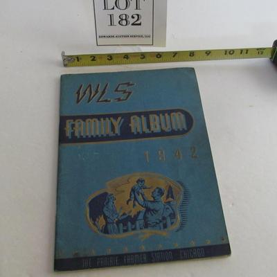 1942 WLS Family Ablum, Prairie Farmer State, Chicago
