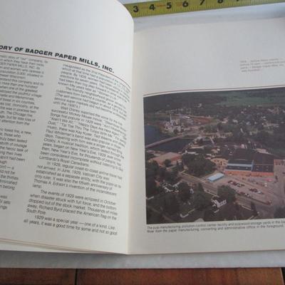 50 Years of Progress Badger Paper Mills Book, 1979