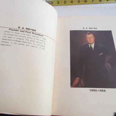 50 Years of Progress Badger Paper Mills Book, 1979