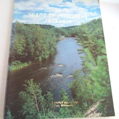50 Years of Progress Badger Paper Mills Book, 1979