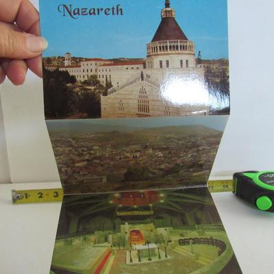 2 Older Postcard Books: Jerusalem and Nazareth