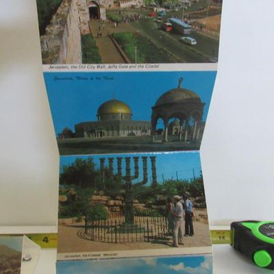 2 Older Postcard Books: Jerusalem and Nazareth