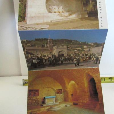 2 Older Postcard Books: Jerusalem and Nazareth