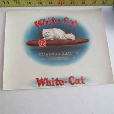2 Colorful Vintage Cigar Box Cover Art