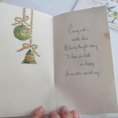 Vintage Unused Christmas and Easter Cards, Vintage Christmas Bag