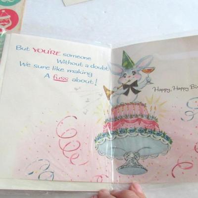 Vintage Unused Christmas and Easter Cards, Vintage Christmas Bag