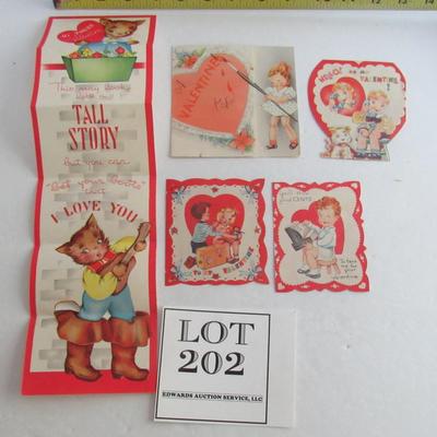 Fun Lot of Vintage 1940s Valentines