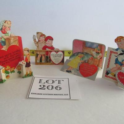 Vintage Stand Up Valentine Lot
