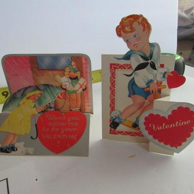Vintage Stand Up Valentine Lot