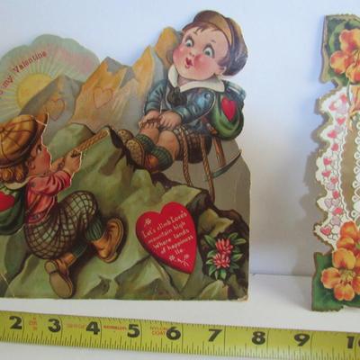 Large Size Vintage Valentines, Read Description