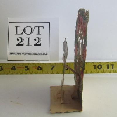 Pretty Fancy Antique German Fold Out Valentine, Smaller Size