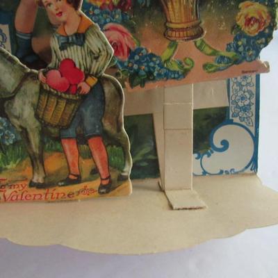 Antique German Fold Out Valentine, Fancy, Read Description