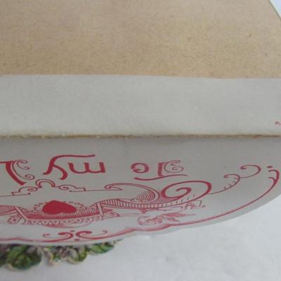 Antique German Fold Out Valentine, Fancy, Read Description