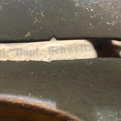 Vintage Job. Bapt. Schweitzer 1813 Violin