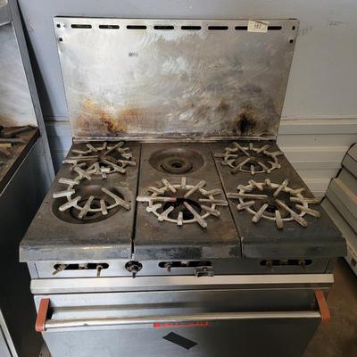 Vulcan gas 6 burner oven