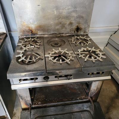 Vulcan gas 6 burner oven