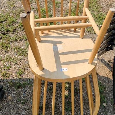 2 Wood Chairs