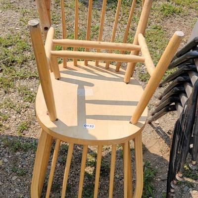 2 Wood Chairs
