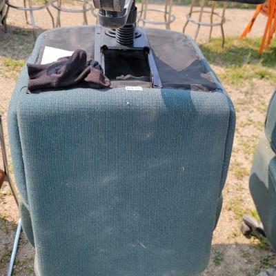 2 Green Office Chairs