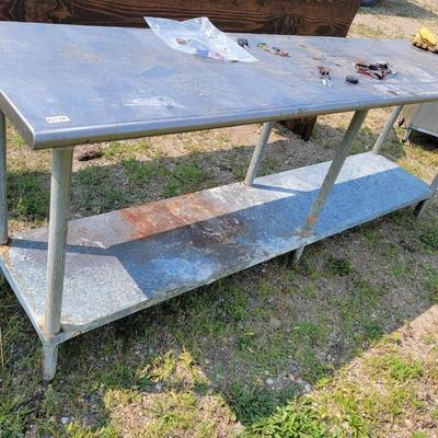 8' Stainless Steel Table