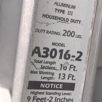 All-American Aluminum 16' Extension Ladder