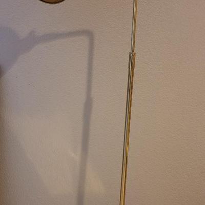 L131: Vintage Swing Arm Brass Lamp
