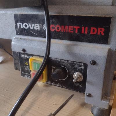 Nova Comet II DR Metal Midi Lathe with Custom Worktable