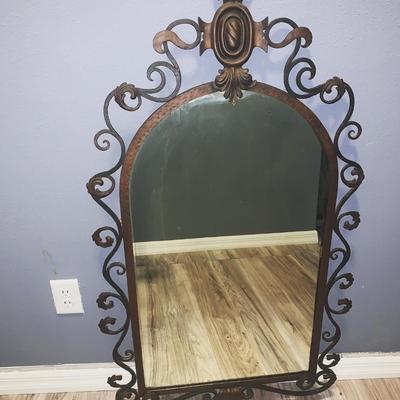 Beautiful antique Rustic rod mirror