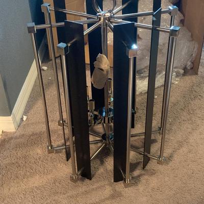Framburg Lighting Louvre - Five Light Chandelier brand new polish nickel and black