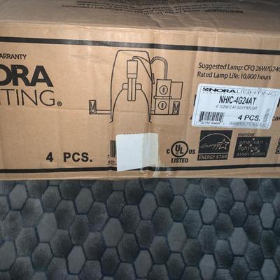 Nora Lighting Recessed 4 26W IC Air-Tight New Construction GU24 Housing NHIC-4G24AT