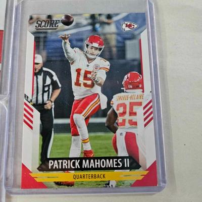 Lot of  5 Patrick Mahomes II Cards