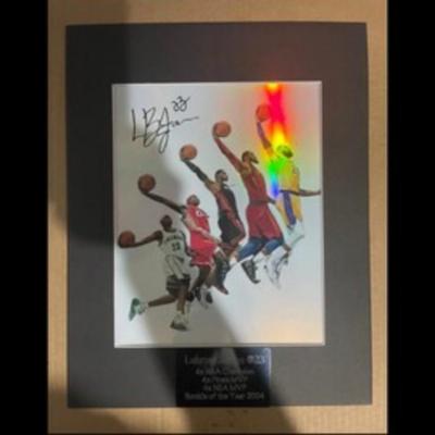 DISPLAY REFLECTOR LEBRON JAMES PLAQUE
