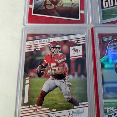 Lot of 5 Patrick Mahomes II cards