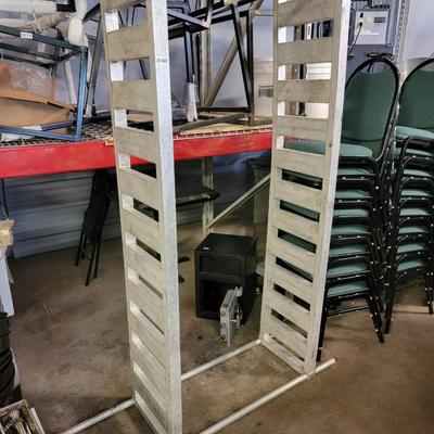 Steel shelving rack