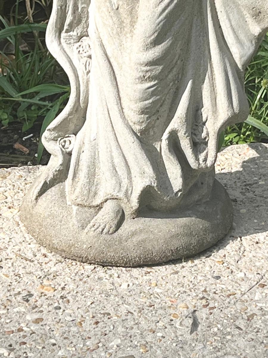 Pair (2) Cement Angel Statues *Read Details