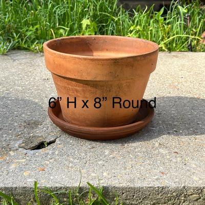 Five (5) ~ Assorted Terracotta Pots
