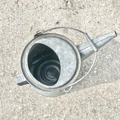 Galvanized Watering Can & Bucket