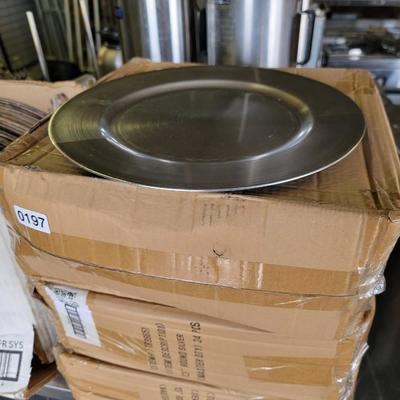 3 cases of plates unopen