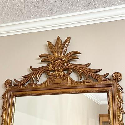 Gold Gilded Antique Mirror