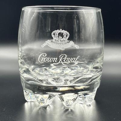 Vtg. Crown Royal Rock Glasses ~ Six (6)